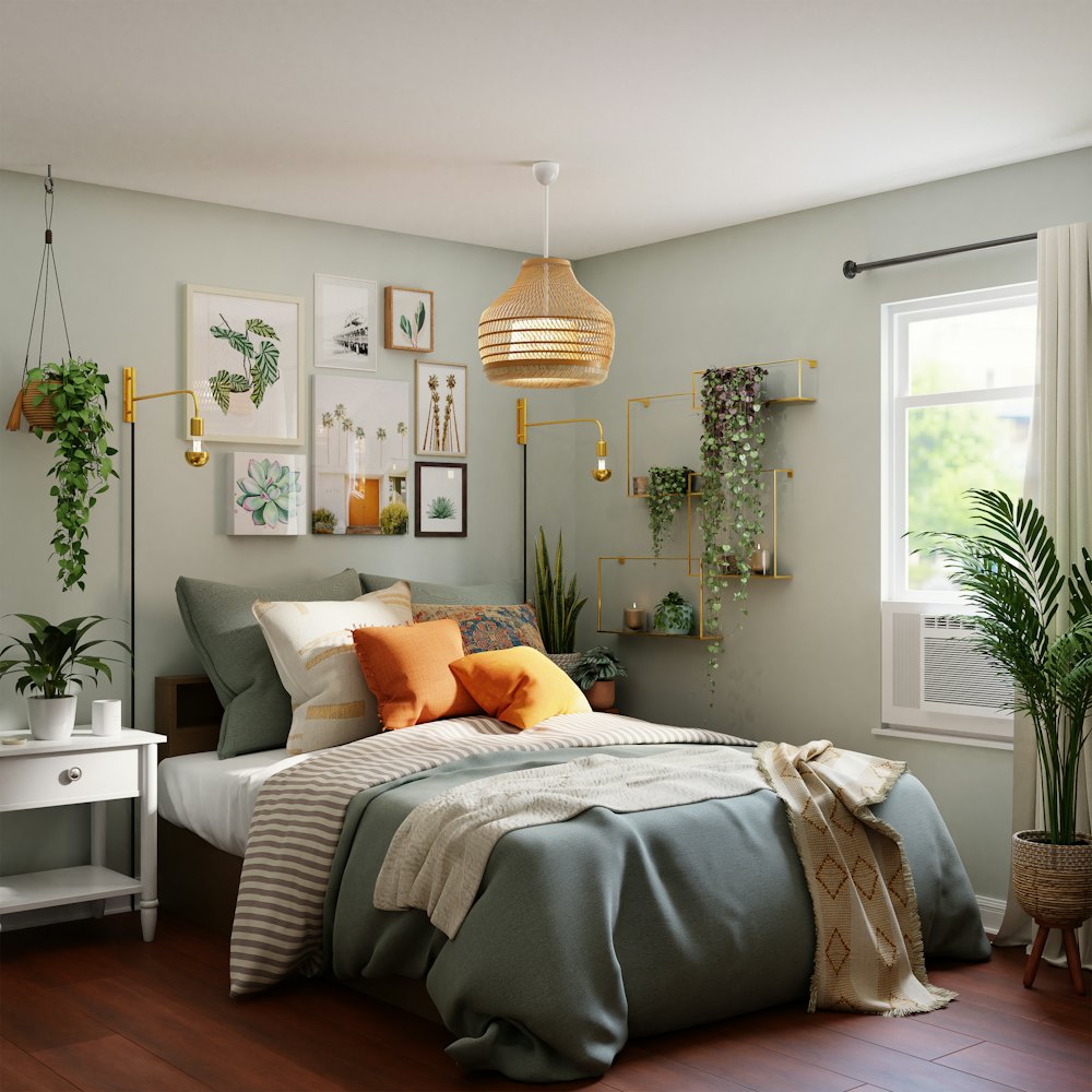 Habitación de alojamiento lista para huéspedes — antes