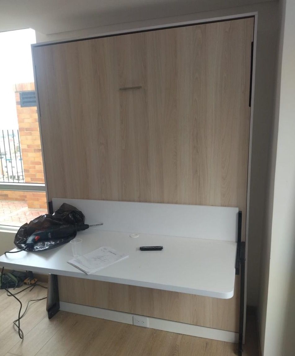 Cama abatible vertical de pared
