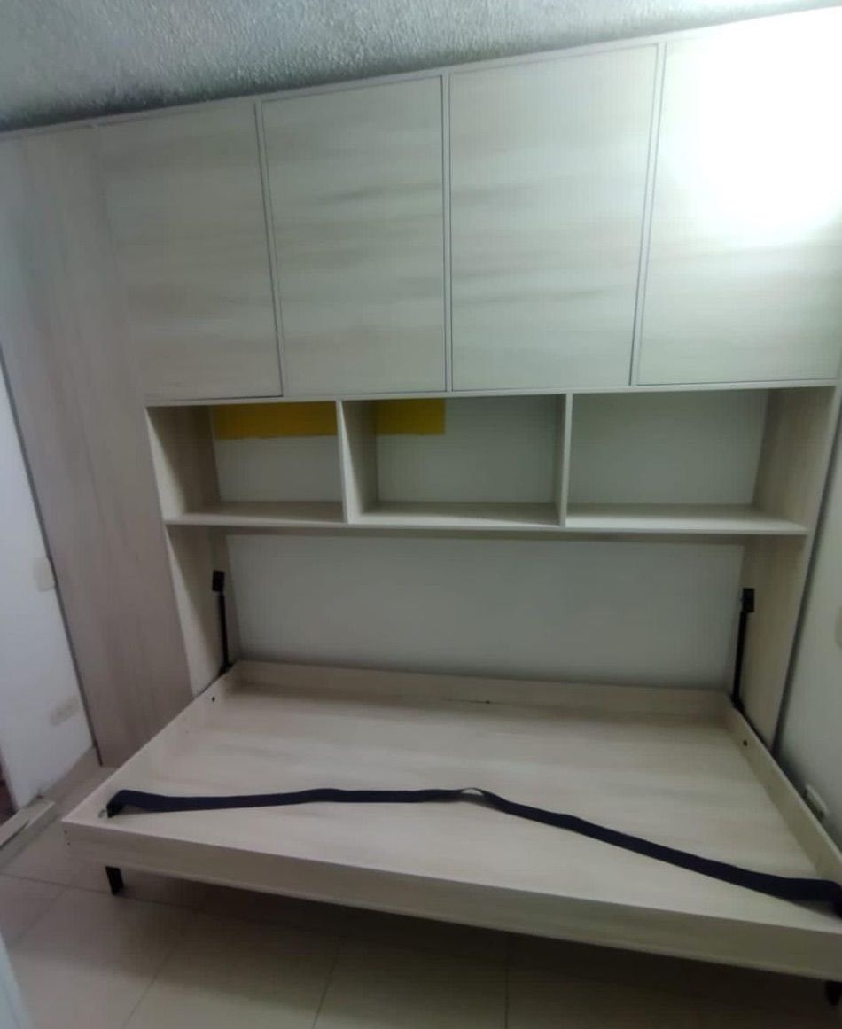 Cama Abatible Gabinete y Escrorio Ab