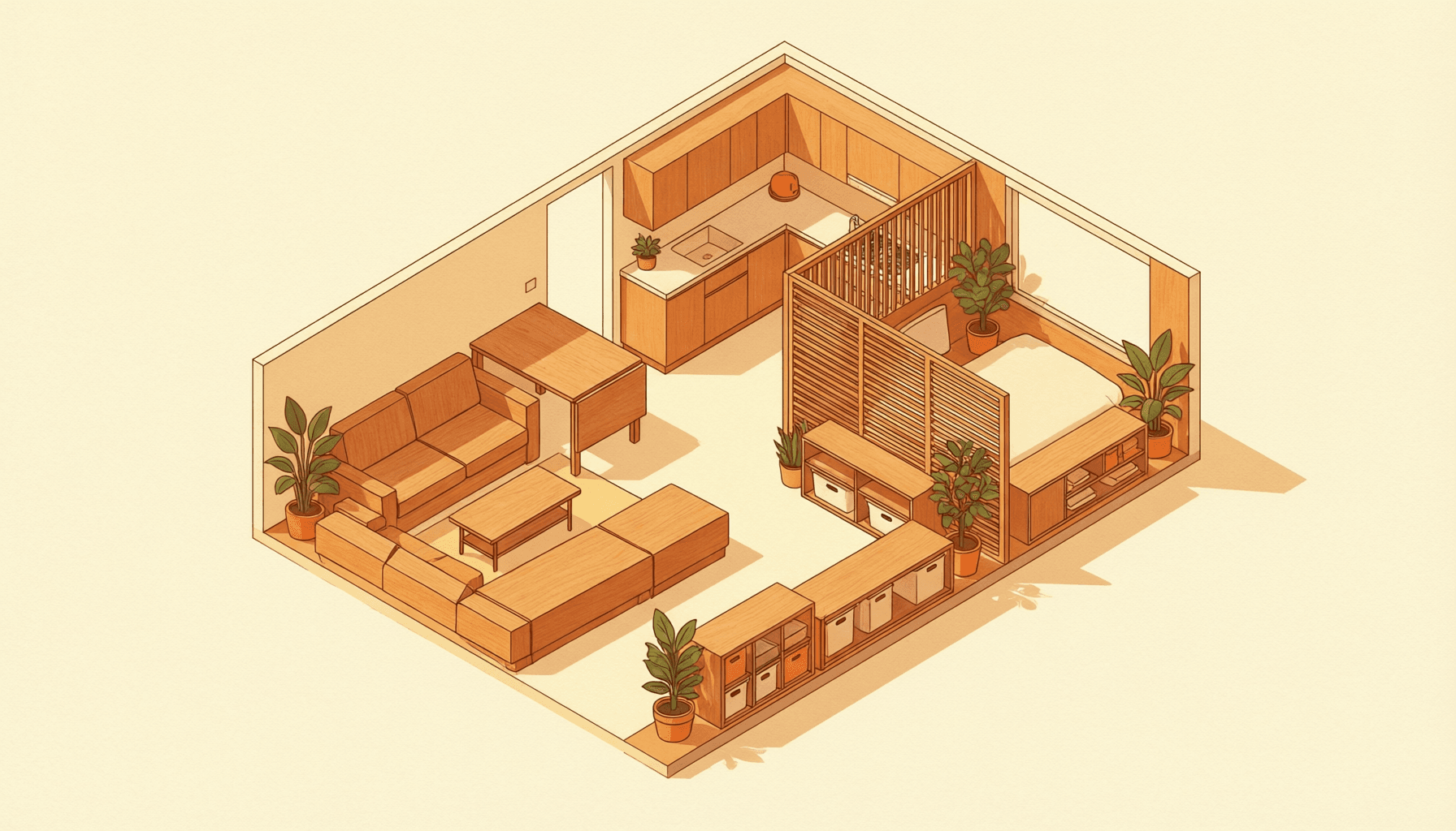 Apartamento de 40m²: Cómo Distribuir Cada Espacio Sin Perder Comodidad