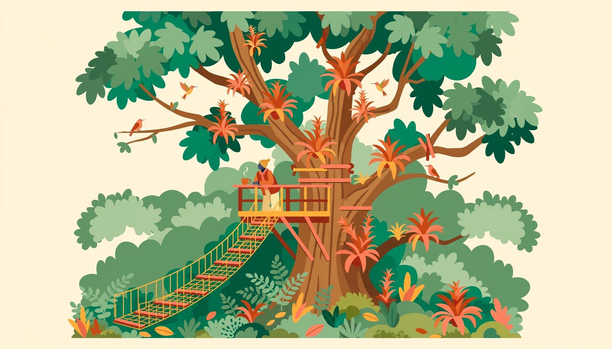 Casas de árbol para turismo: construir sin dañar