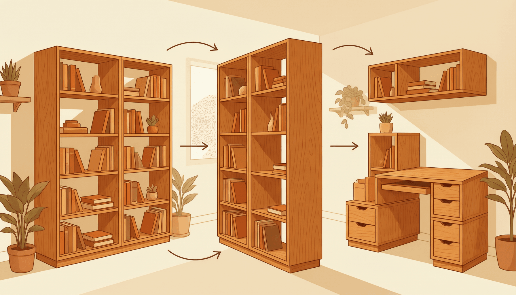 Muebles Modulares Evolutivos para Espacios Reducidos: Funcionalidad y Estilo