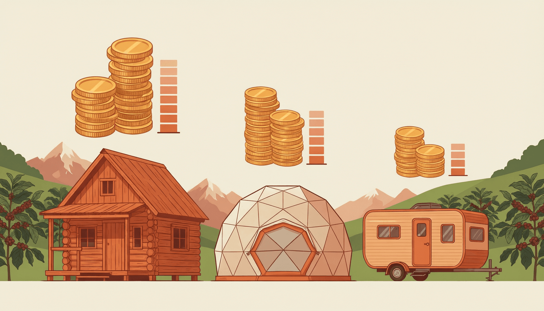 Precios 2026: cabaña, domo y tiny house en Colombia