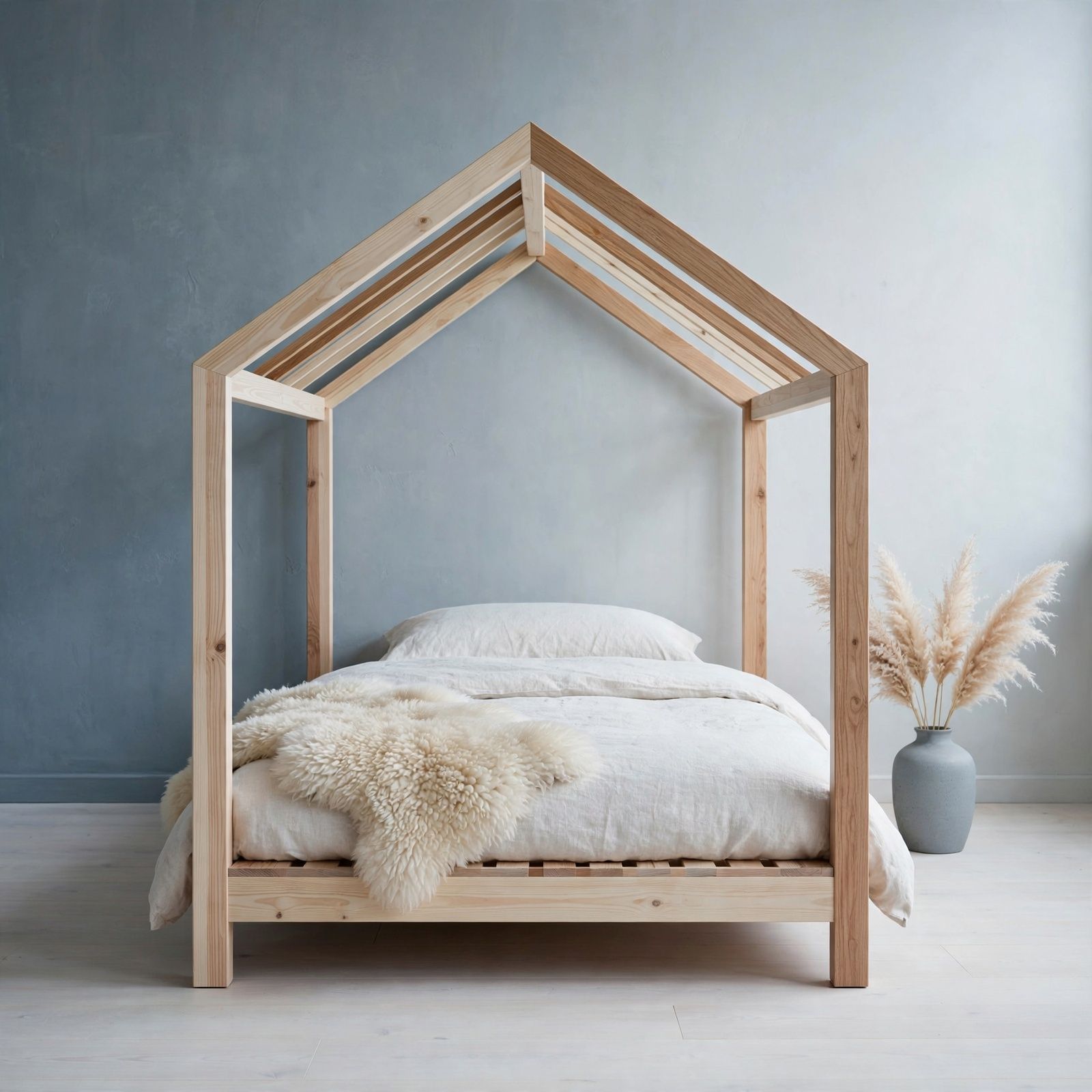 Galería cama-montessori — estilo nordic-blue