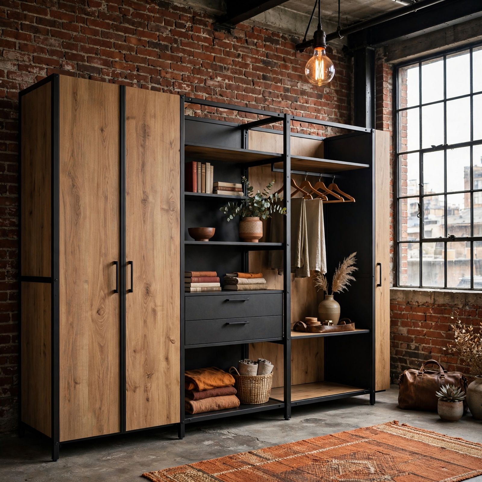 Galería closet-modular — estilo industrial-loft