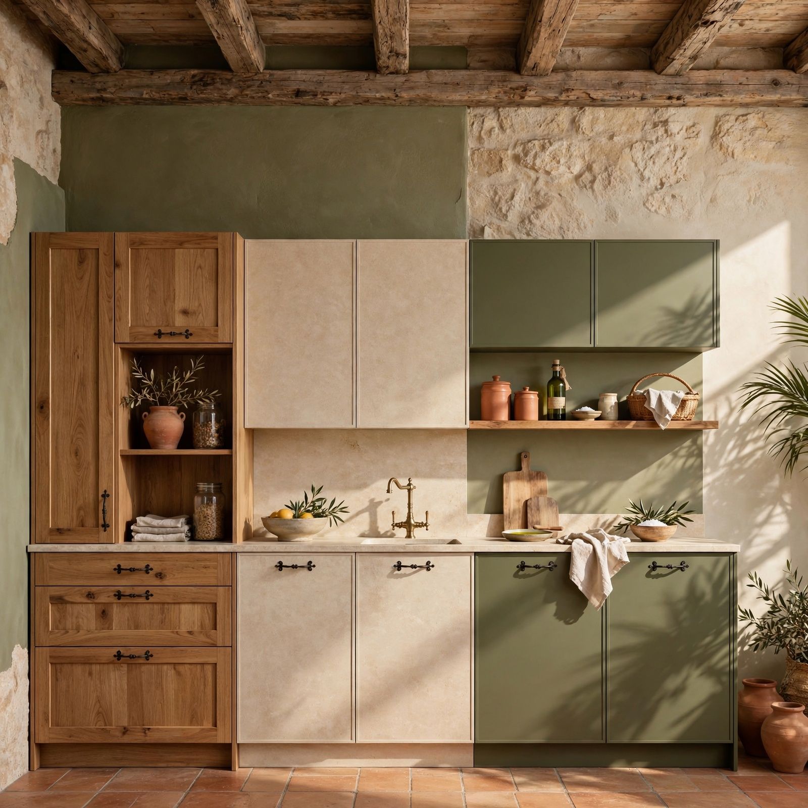 Galería cocina-integral — estilo mediterranean