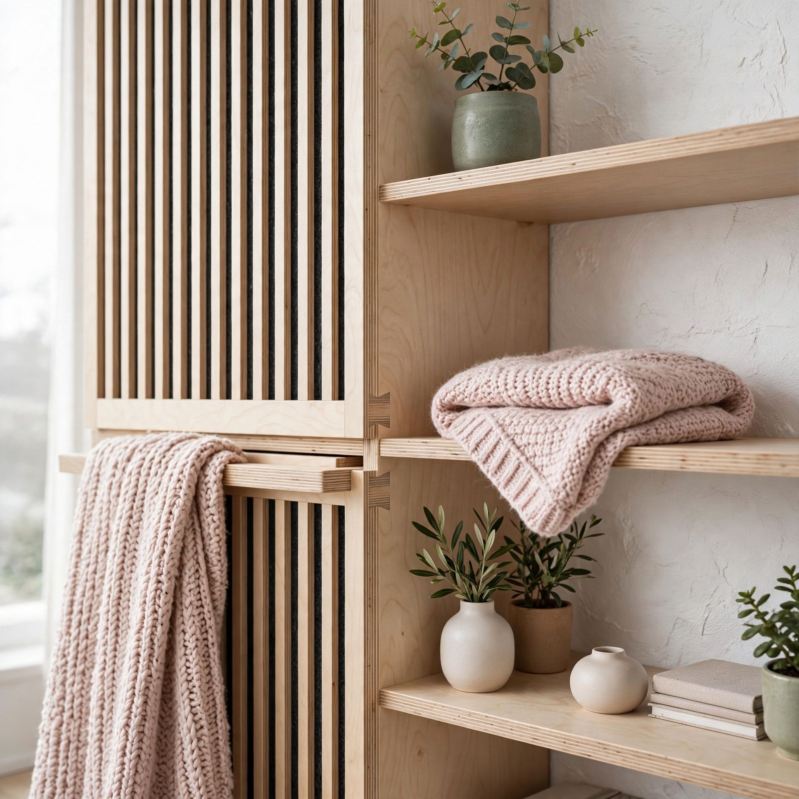 Galería estanteria-acustica — estilo scandi-hygge