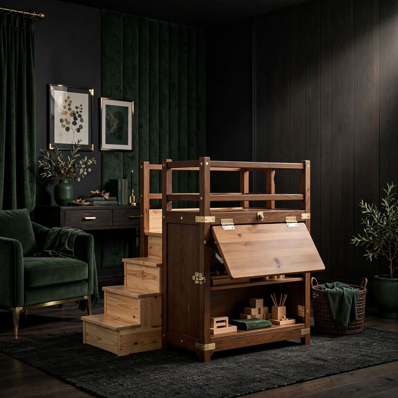 Galería torre-aprendizaje-montessori — estilo dark-luxe