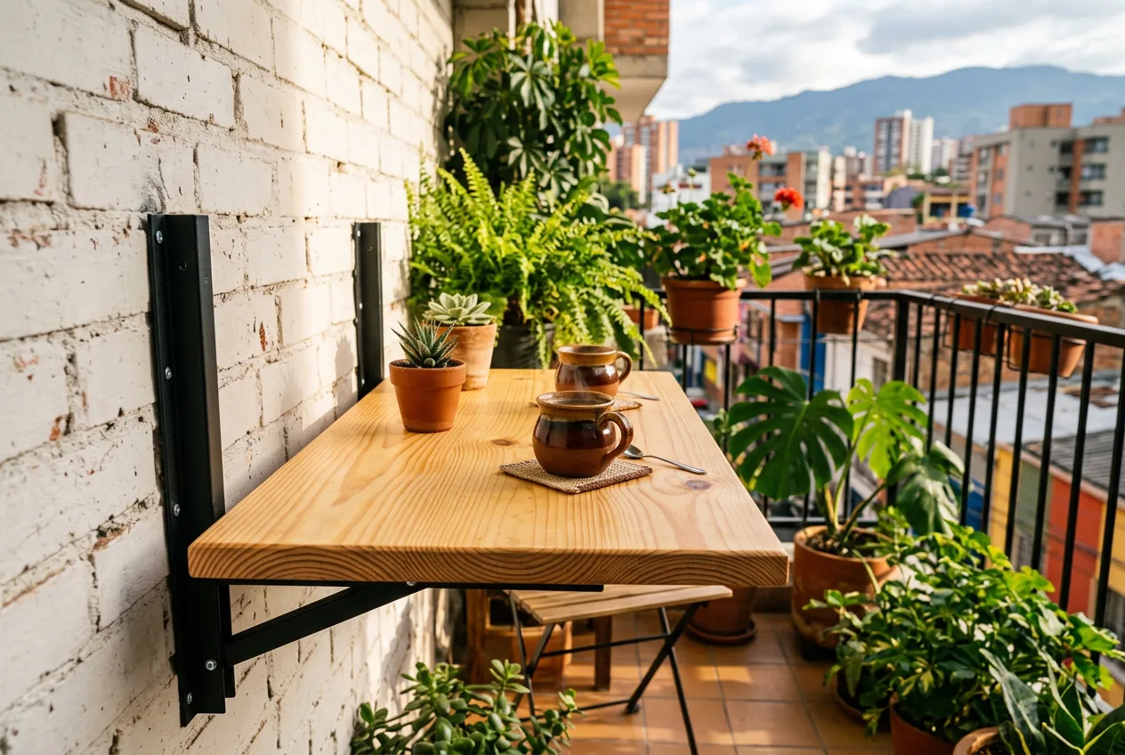 Mesa plegable o abatible