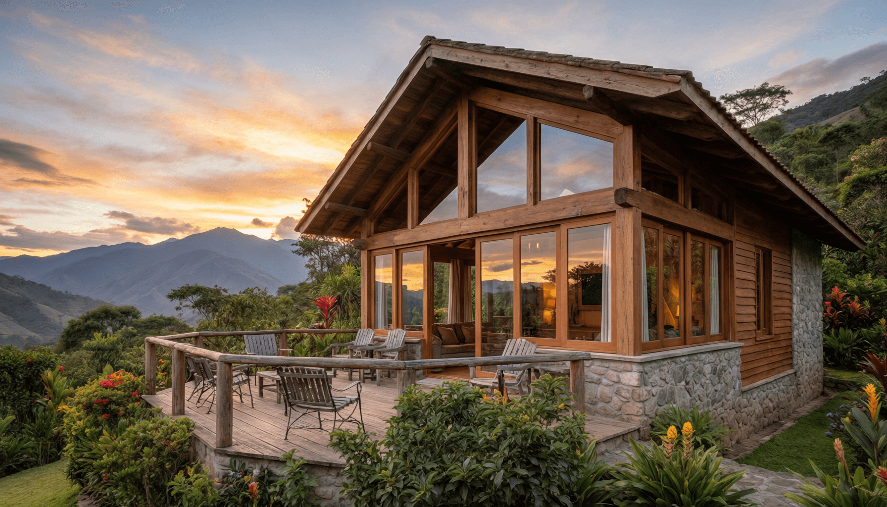 Cabaña Chalet Andino — 55m²