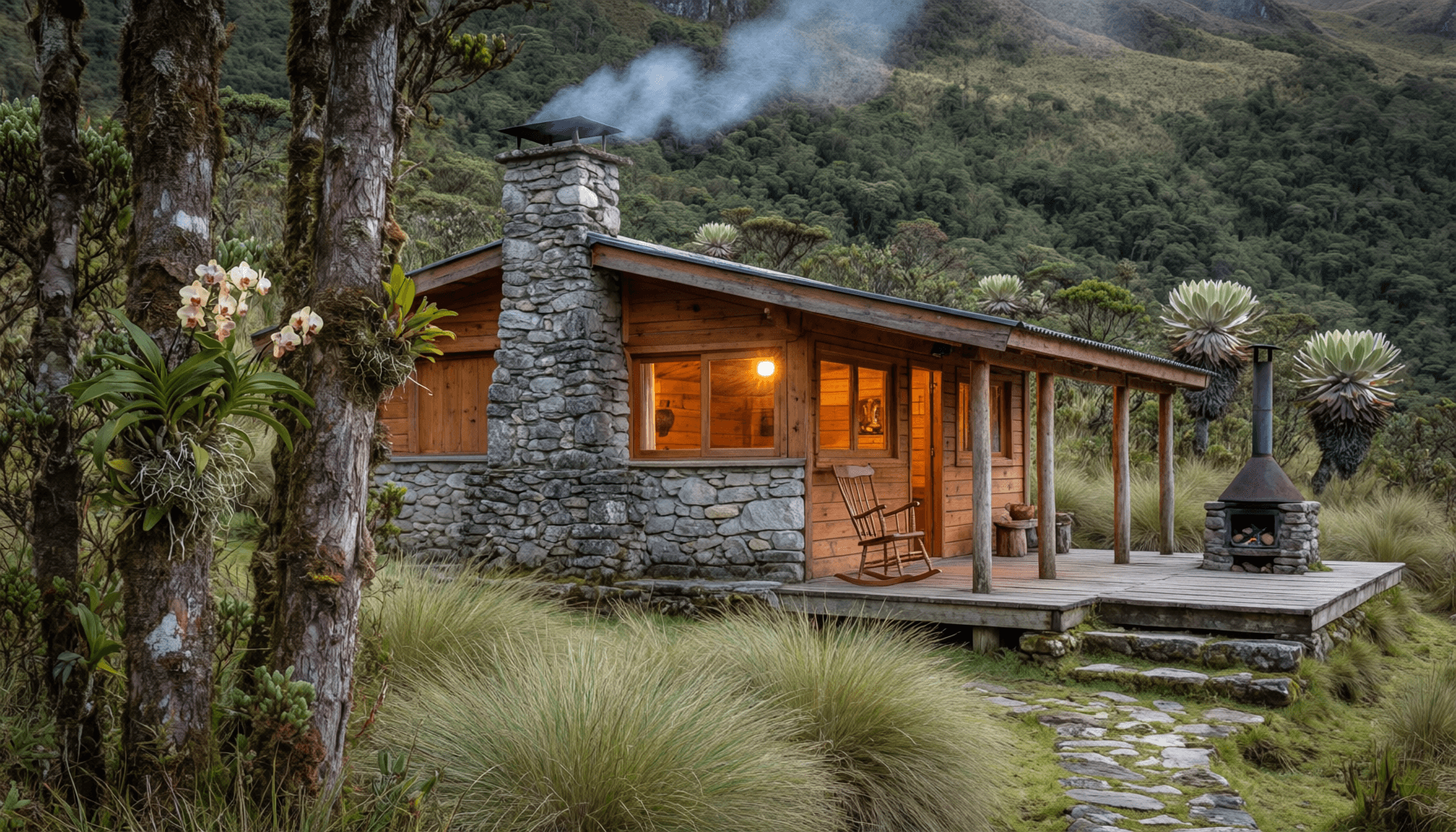 Cabaña Refugio Alpino — 40m²