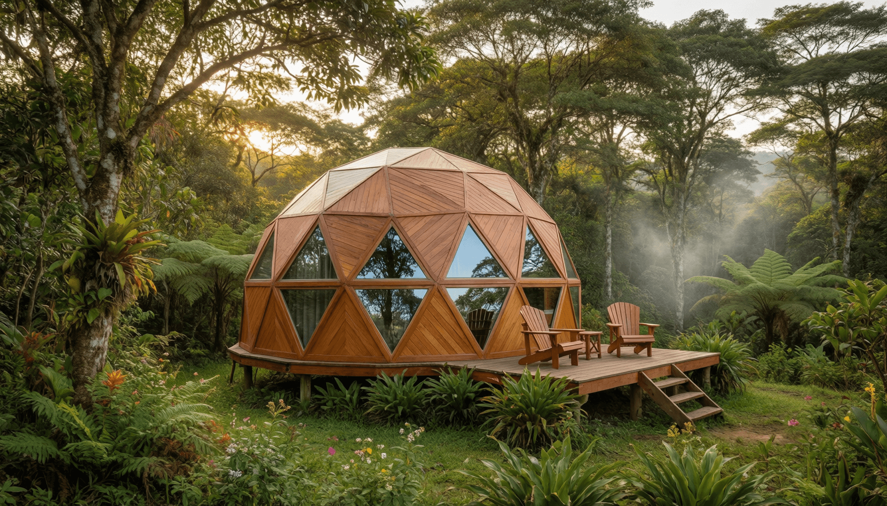 Domo Glamping Bosque — 42m²
