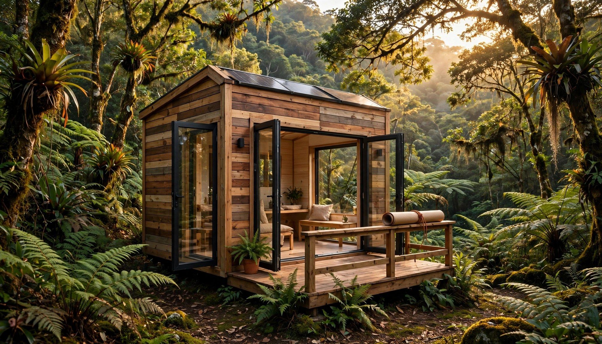 Plano: Mini Casa Bosque 32m²