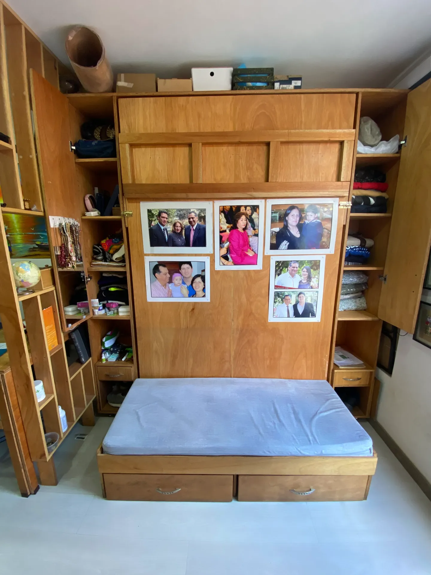 [MOD-CAADO01] Cama Abatible “Amanecer” (Vertical u horizontal)